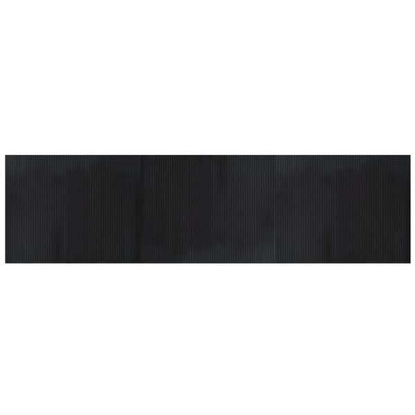 Matta rektangulär svart 80x300 cm bambu