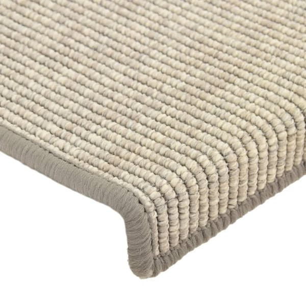 Trappmattor 15 st 65x21x4 cm silverfärgade rektangulära kanter