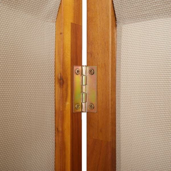 Rumsavdelare 6 paneler taupe 420x180 cm