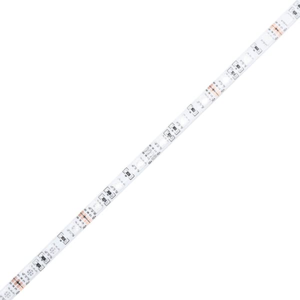 Soffbord med Infinity LEDs vit 100x100x40 cm