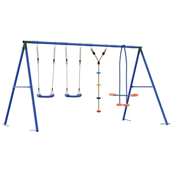 Utegunga set Flerfärgsdesign Stål och PE