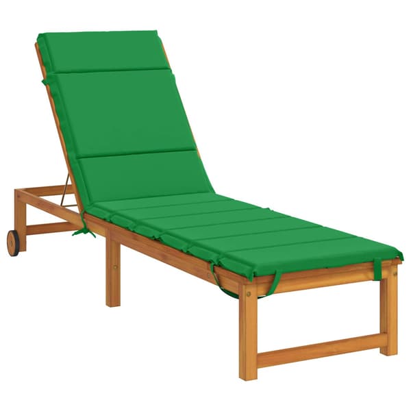 Solstol Kudde GEMERT 100% Polyester Grön 200 x 50 x 3 cm