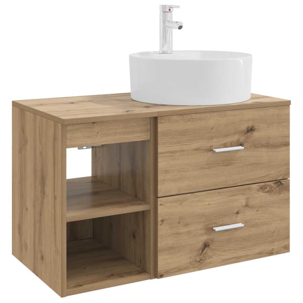 Badrumsmöbelset 2 pcs Artisan-ek Konstruerat trä