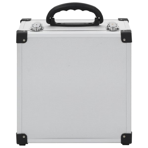 CD-väska för 40 cd-skivor aluminium ABS silver
