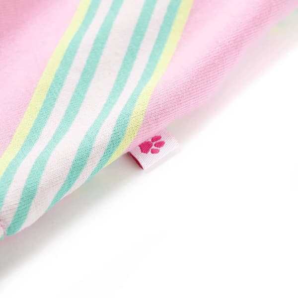 Barnklänning med snöre rosa 128