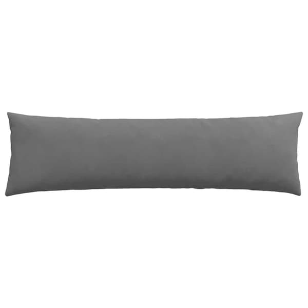 Sofakuddar 2 pcs Mörkgrå 145 x 40 cm tyg