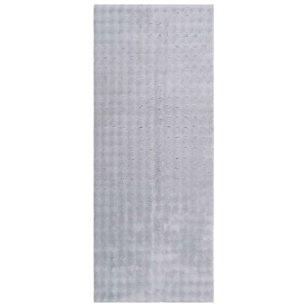 Områdesmattor Rektangulär SIROLO Grå 150 x 80 cm Polyester