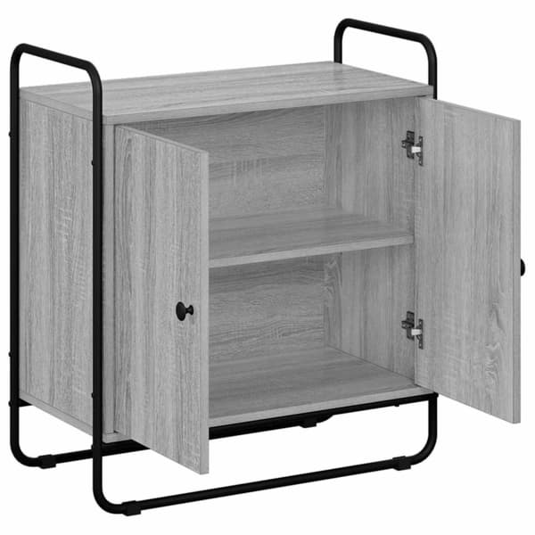 Sideboard Grå Sonoma 68 x 35 x 75 cm Konstruerat trä