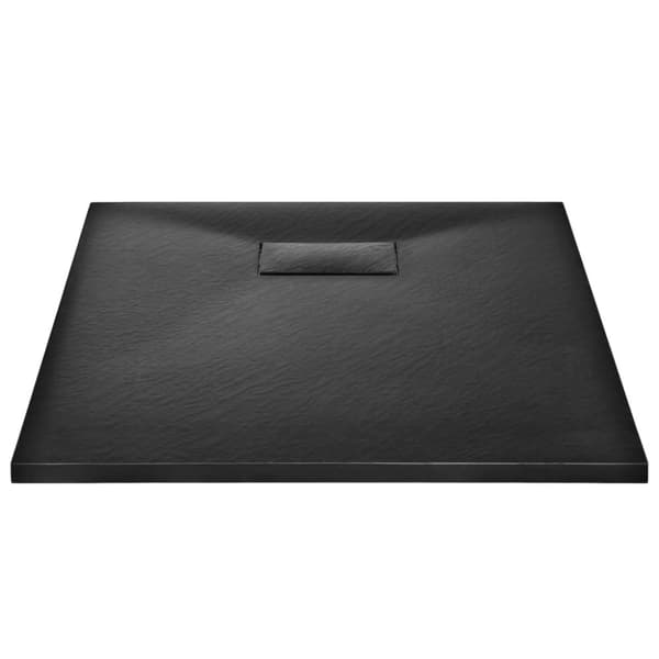 Duschkar SMC svart 90x70 cm