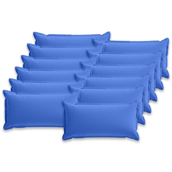 Kuddöverdrag 12 st HOUTEN Kungsblå 40 x 80 cm Polyester