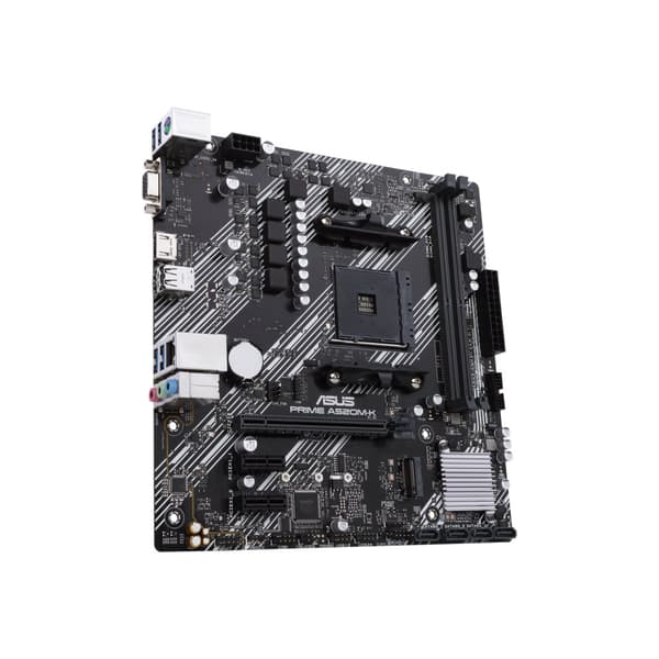 ASUS PRIME A520M-K - moderkort - micro ATX - Socket AM4 - AMD A520