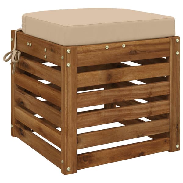 1-delad Sittkudde SOEST 100% Polyester Gräddvit 40 x 40 x 7 cm