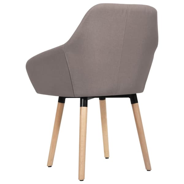 Matstolar 2 st taupe tyg