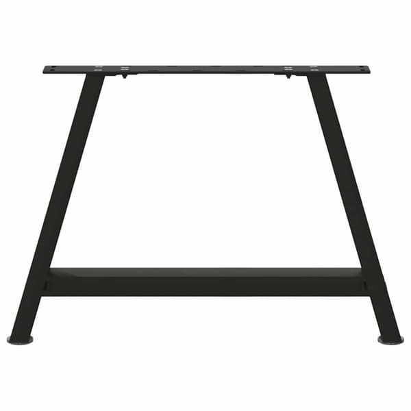 Soffbordsben A-formade 2 st svarta 60x(42-43) cm stål