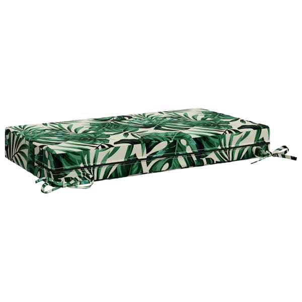 Sittkudde SOEST 100% Polyester Bladmönster 70 x 40 x 10 cm