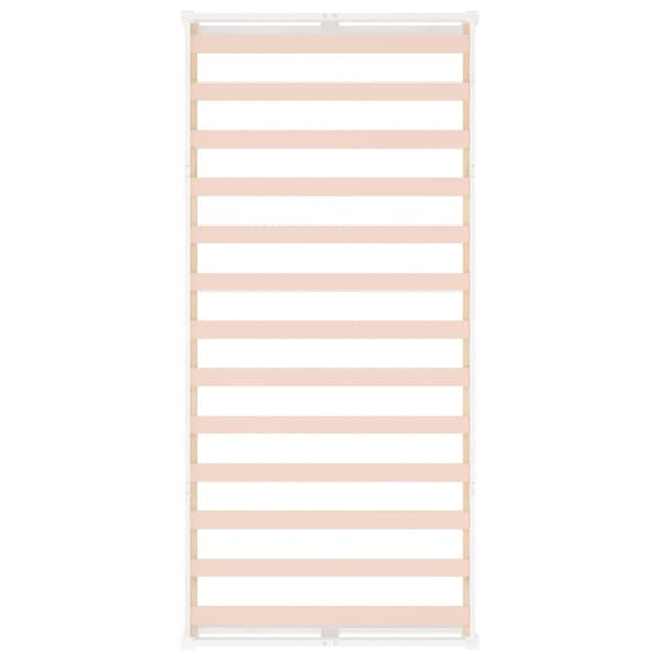 Sängram massivt trä 75x190 cm vit