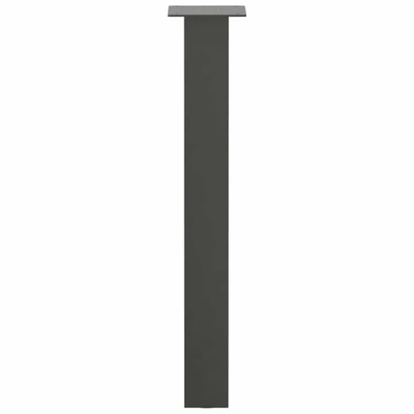 Konsolbordsben 4 st antracit 72 cm stål