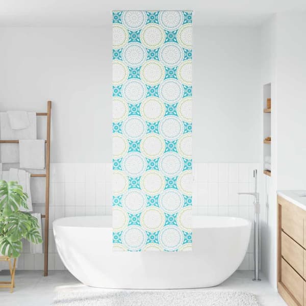 Rullgardin för dusch 80x240 cm tyg bredd 76 cm
