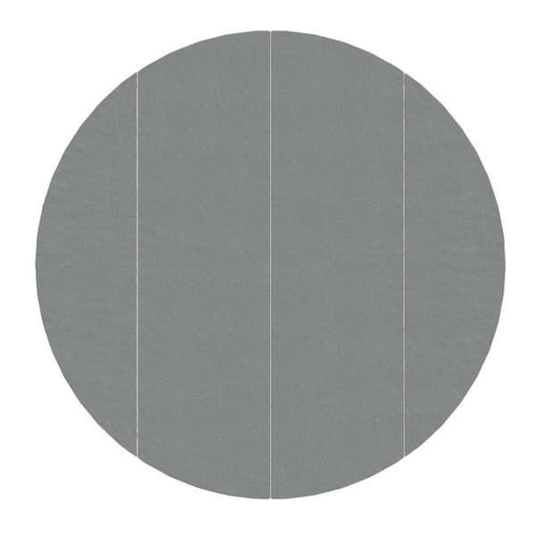 Bottenmatta ljusgrå Ø458 cm polyester geotextil