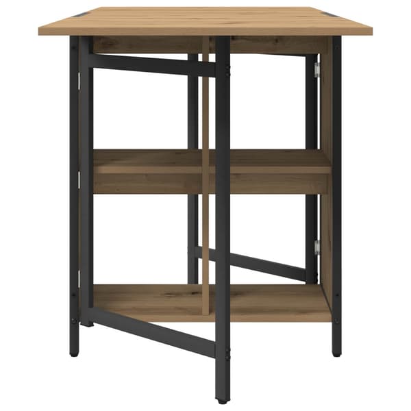 Matbord 144 x 60 x 75 cm Konstruerat trä Artisan-ek Rektangulär
