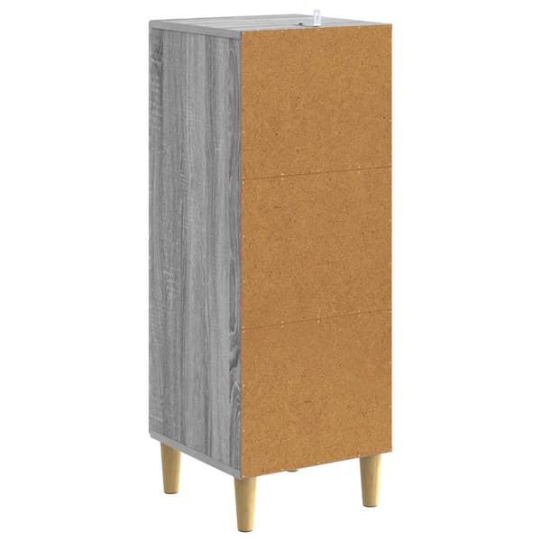 Sideboard Grå Sonoma 33 x 34,5 x 90 cm Konstruerat trä