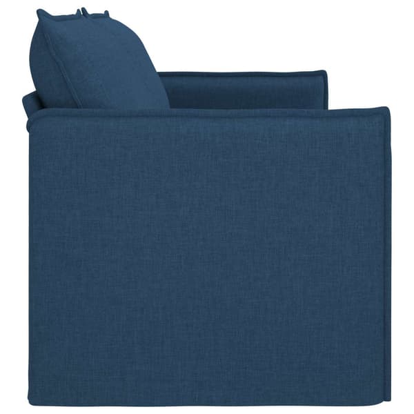 Soffa Blå 196 x 82 x 85 cm tyg