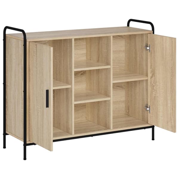 Sideboard Sonoma-ek 97 x 33 x 81 cm Konstruerat trä