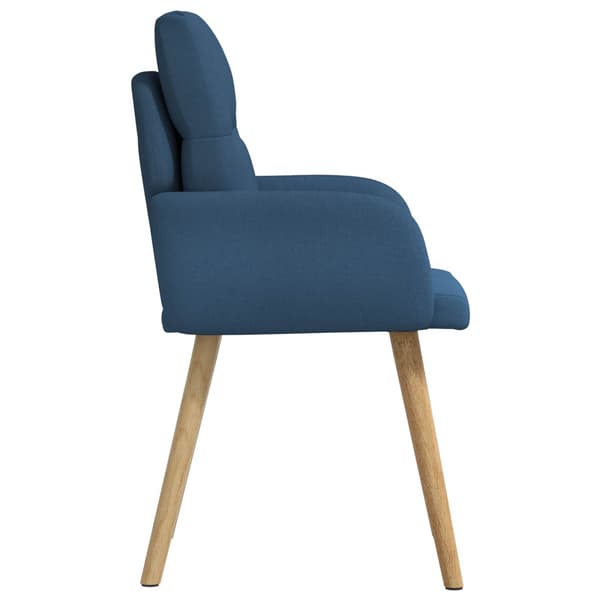 Matstolar 2 pcs Tyg Blå 60 x 56 x 96 cm