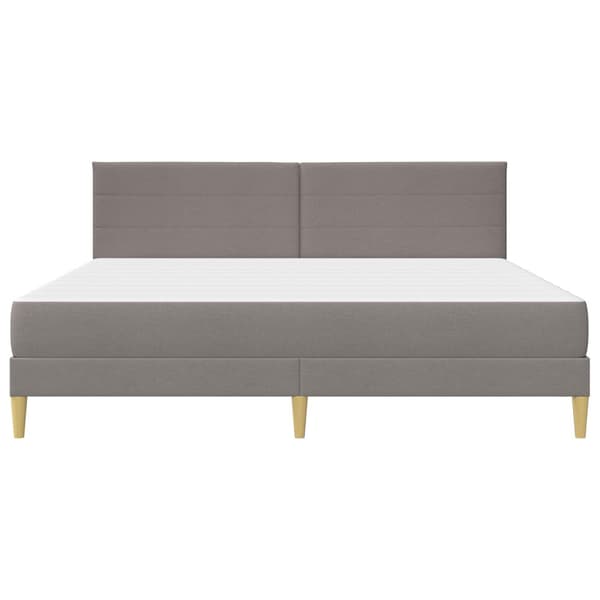 Sängram Taupe 180 x 200 cm Polyester
