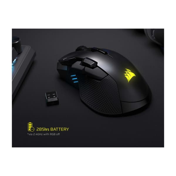 CORSAIR IRONCLAW SE - mus - 2.4 GHz, Bluetooth, USB
