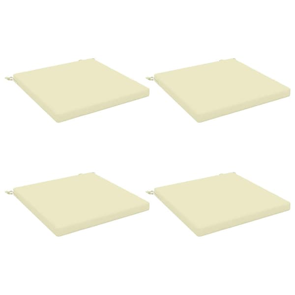 4-delade Sittdynor SOEST 4 st 100% Polyester Gräddvit