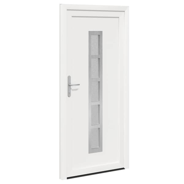 Framdörr Vit 108 x 208 cm PVC