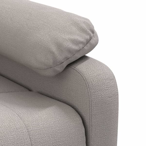 Reclinerfåtölj taupe tyg