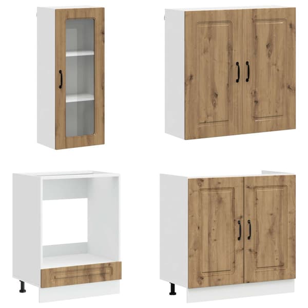 Köksenhet KALMAR 8 pcs Artisan-ek Konstruerat trä