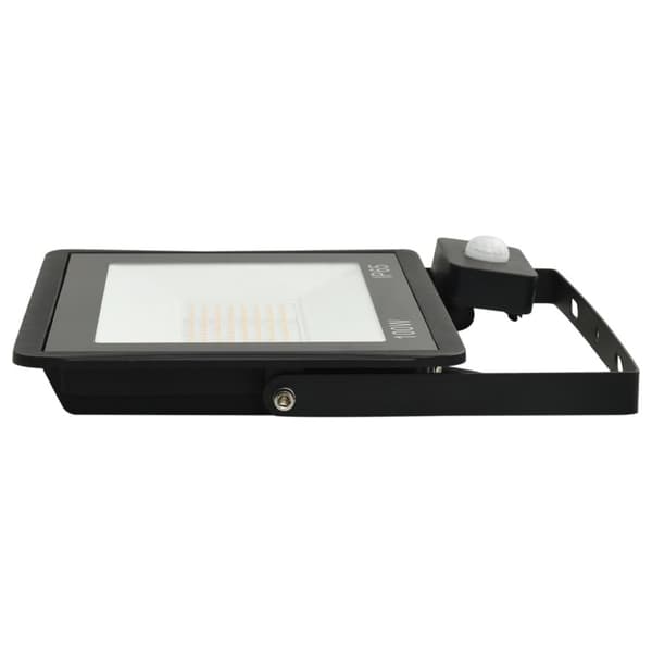 Strålkastare med sensor 100 W LED kallvit