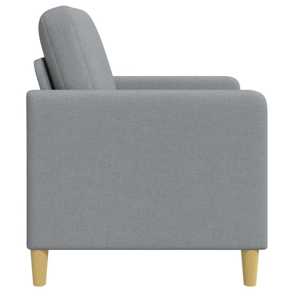 Soffa med förvaring Ljusgrå 122 x 78 x 87 cm Polyester