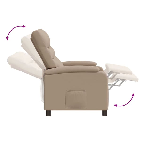 Recliner Cappuccino Konstläder