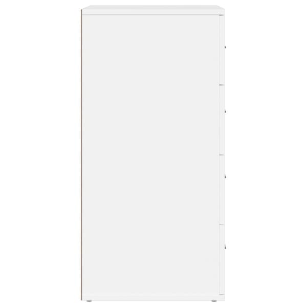Skänk vit 60x39x80 cm konstruerat trä