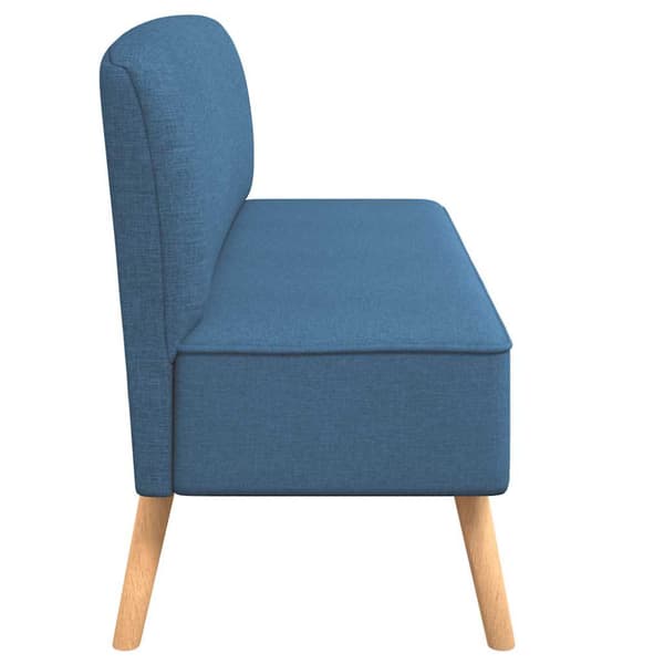 Soffa 117x55,5x77 cm tyg blå