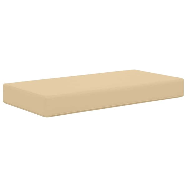 Utomhus sitskudde Beige 80 x 40 x 8 cm 100% Polyester