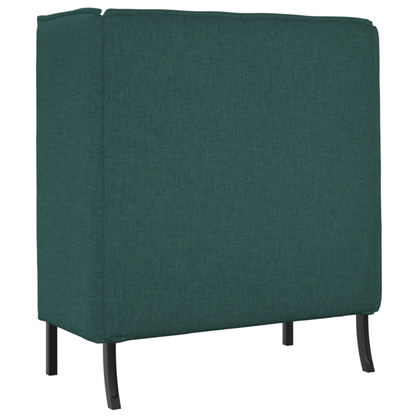 Hög Ryggsoffa 101cm Mörkgrön tyg