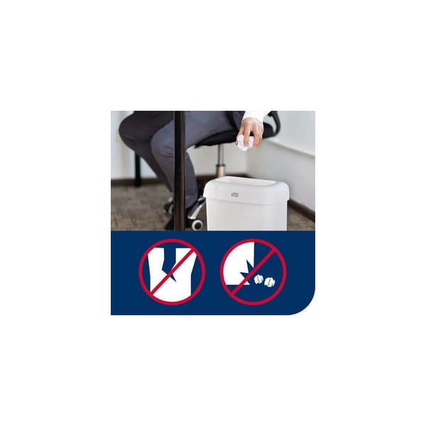 Insatspåse TORK B2 20L vit 100/rl