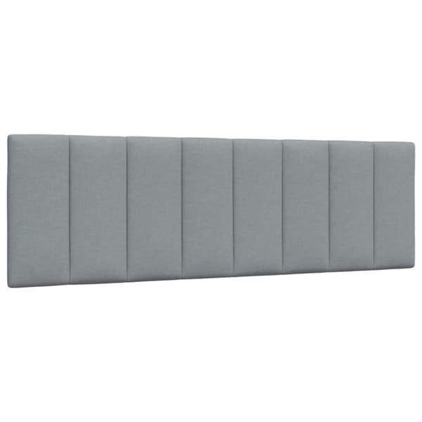 Bed Frame without Mattress "Hanko" Light Grey 160x200cm Fabric