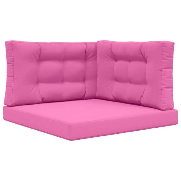 Utomhus Soffa Kudde 3 pcs Rosa Polyester