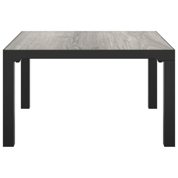 Loungebord grå 55x55x31 cm DPC och stål
