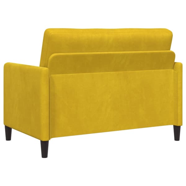 Soffa med förvaring Gul 122 x 78 x 87 cm Polyester