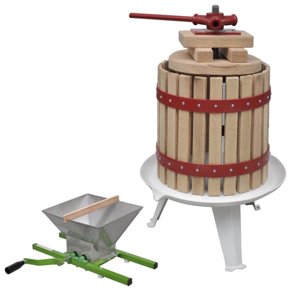 Frukt- och vinpress set 2 delar