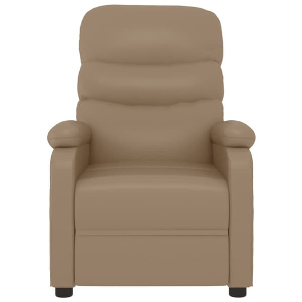 Massagefåtölj cappuccino konstläder