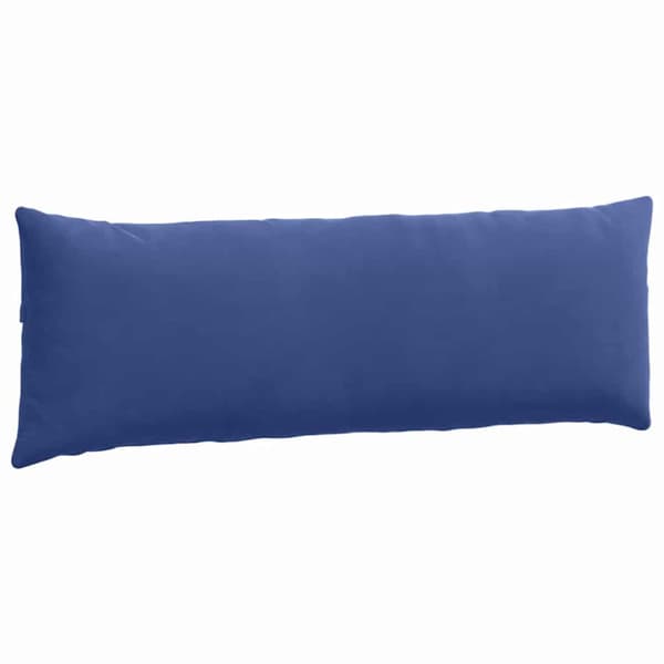 Sofakuddar 2 pcs Polisblå 120 x 40 cm Kordread tyg