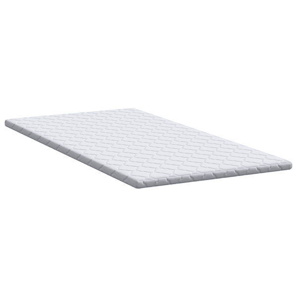 Kokostopper Vit 160 x 200 cm Jacquardtyg